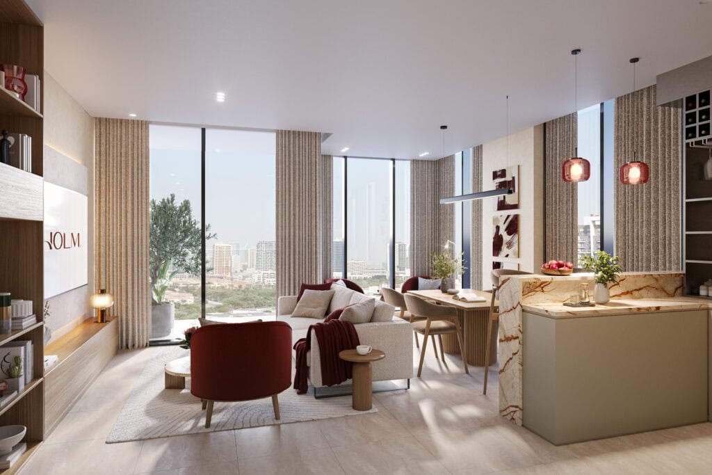1BR Living room