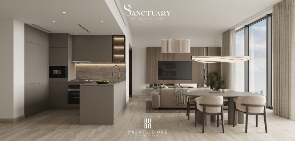 14.-2-Bedroom-Unit---Living-Room---Option-1
