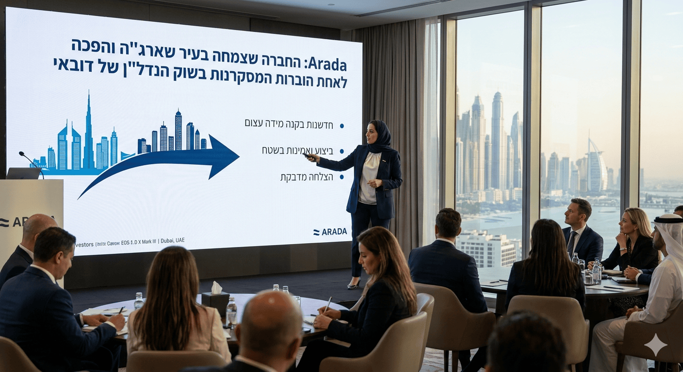 Arada החברה שצמחה בעיר שארג'ה והפכה לאחת החברות המסקרנות בשוק הנדלן של דובאי