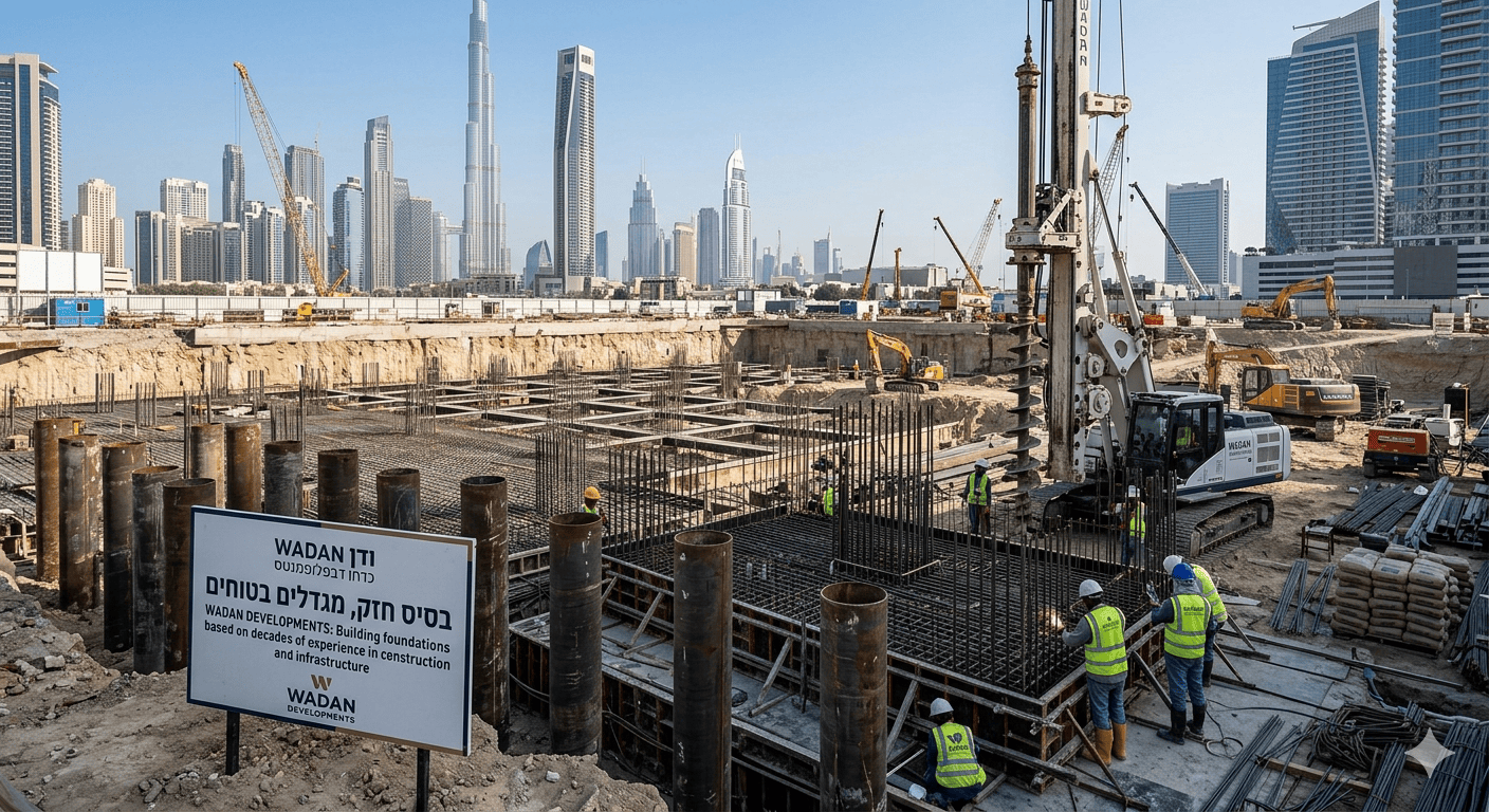 Wadan Developments חברה חדשה בשוק הנדלן של דובאי ומאחוריה בסיס שנבנה לאורך שנים